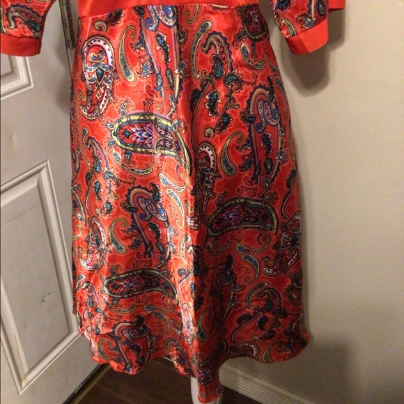 Multicolored Kimono styled dress. - Picture 5 of 11